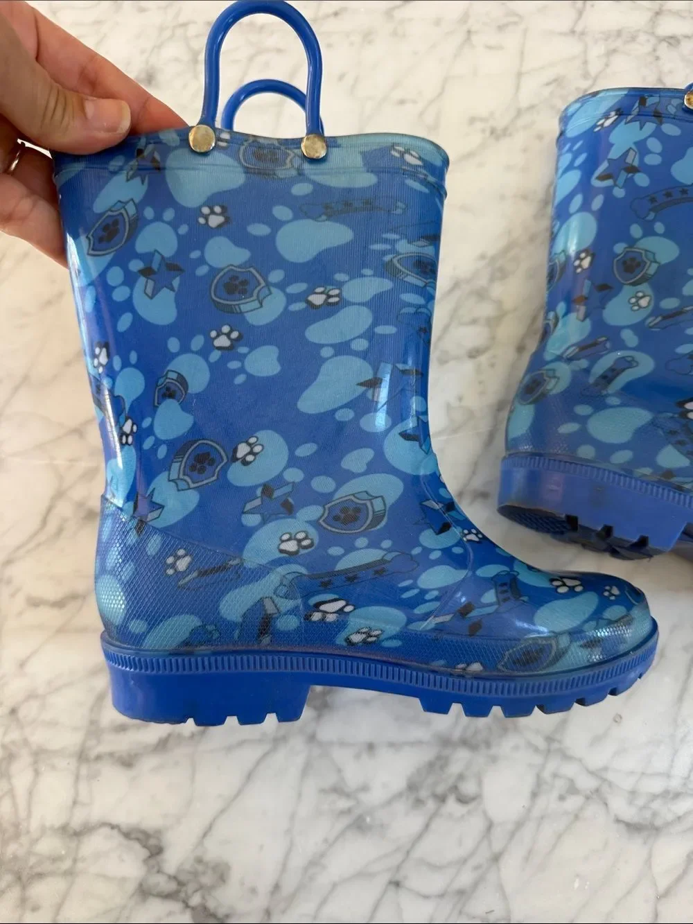 Kids Paw Patrol Rain Boots size 1 youth